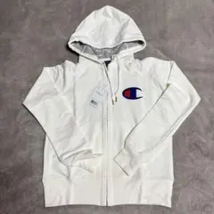 ［早い者勝ち］champion ジップアップ パーカー ホワイト Mサイズ