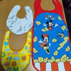 ミッキーマウス スタイ 3点セット