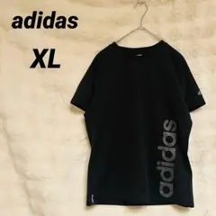 adidas climalite◆美品Tシャツ OT 黒 スポーツ LL(XL)