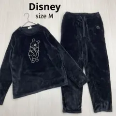 ◆ Disney ディズニー プーさん フリース セットアップ ルームウェア M