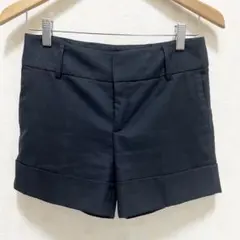 ZARAベーシック XS 黒 短パン ブラック レディース ショートパンツ