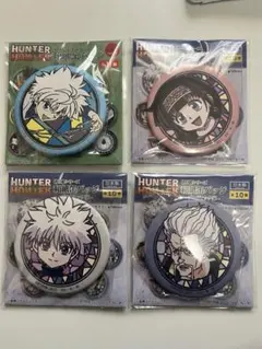 マ*ン様 ハンターハンター　和紙缶バッジ　ゾルディック家　キルア　アルカ　ゼノ