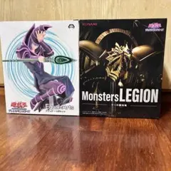 遊戯王　ラーの翼神竜　ブラック・マジシャン　ブラマジ　フィギュア　プライズ