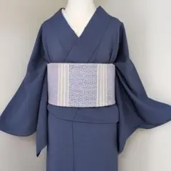 ☆605mi109☆洗える夏の着物 色無地 絽 青み薄紫 夏着物☆美品 - メルカリ