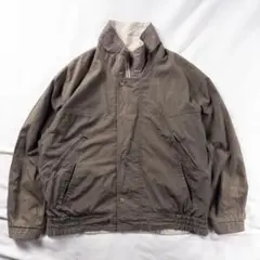 ビンテージ古着90s リバーシブル ハイネック ギミック レトロ 短丈 ブルゾン