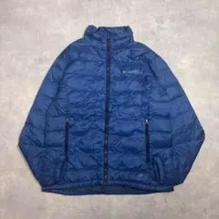コロンビア ダウンジャケット インナーダウン ブルゾン XL 紺 17394