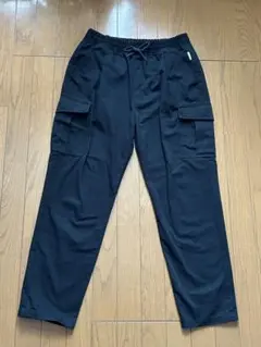 メンズM 黒 カーゴパンツ ウエストゴム