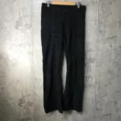 B962古着　無地パンツ　パジャマパンツ　黒　90s Y2K