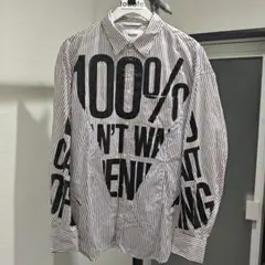 doublet 19ss ストライプ柄 プラスチックシャツのサムネイル