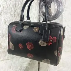【美品】COACH コーチ ミニベネット 2way ミニボストン 花柄 ショルダ
