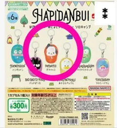 【最終値下げ】はぴだんぶい めじるしアクセサリー ソロキャンプ✽ポチャッコ