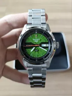 【限定品】SEIKO huf 自動巻き腕時計 グリーン