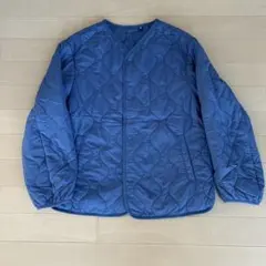 UNIQLO キルティングジャケット 150 青