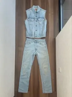 【90's US製 レア物】Levi's セットアップ Sサイズ相当