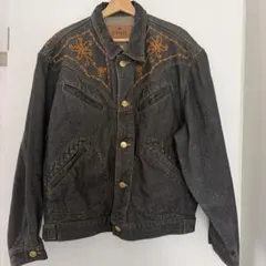 EDWIN 刺繍デニムジャケット