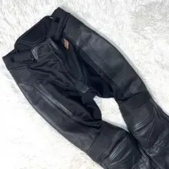 HYOD レザーパンツ パンチングメッシュ ブラック 3L 最新モデル - メルカリ