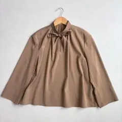 びす様専用）タグ付 Ballseyブリスタタックパフスリーブブラウス 紺36