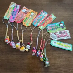 激レア☆ご当地限定ハローキティ□ストラップ3点セット 神奈川県 京都