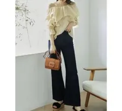 完売 MAJESTIC LEGON マジェスティックレゴン オフショルブラウス