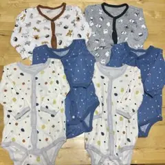 ロンパース　6枚セット　80サイズ　長袖
