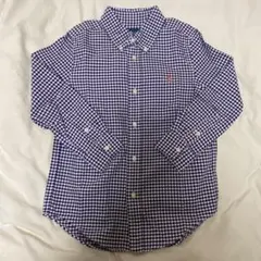Ralph Lauren チェック柄 長袖シャツ 120