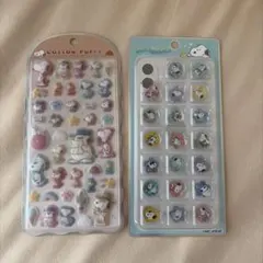新品未開封　スヌーピー　コットンパフィシール　おはじきシール