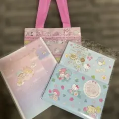 サンリオキャラクターズ 、リトルツインのレターセット、ファンシーバッグ