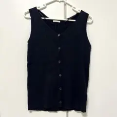 GU ジーユーレディース ノースリーブ Sサイズ ブラック