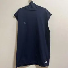 最終価格◆デサント　アンダーウェア　XO ノースリーブ　ハイネック　ネイビー
