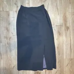 ダークグレー スリット入り タイトスカート 9AR