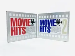 【廃盤】歴代映画『ムービーヒッツ 1&2』主題歌サントラベスト盤CD2枚セット