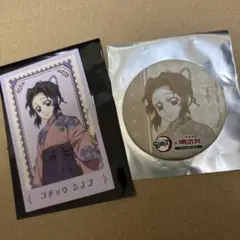 明治村 胡蝶しのぶ カード＆缶バッジ セット