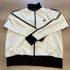 Kappa ジップアップジャージ M 白
