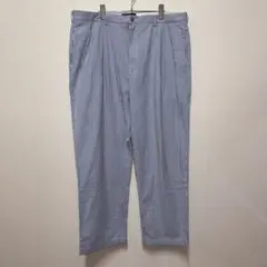 新品未使用タグ付き ポロラルフローレン リネン ストライプ スラックス パンツ 中古・古着通販】RALPH LAUREN (ラルフローレン) リネンウール