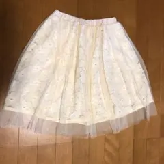 スカート フレア オフホワイトのサムネイル