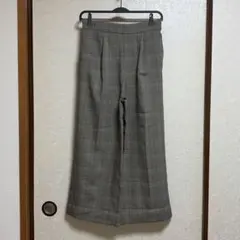 チェック ワイドパンツ Lサイズ しまむら