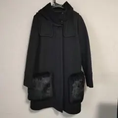 レディース　ジルスチュアート　コート　ポケットファー付　サイズSのサムネイル