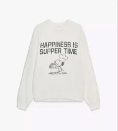 新品未使用ZARA(ザラ)スヌーピーコラボスウェットパーカー