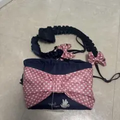 新品★ミニーマウス カメラバッグ　ベルメゾン