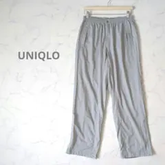 ユニクロ イージーパンツ M グレー 撥水 メッシュ 327-016637