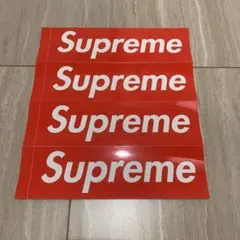 Supreme ボックスロゴ ステッカー 4枚セット