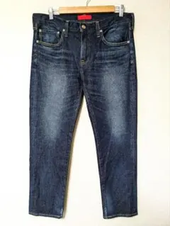 レッドカード×ビームス RhythmZ W85cm テーパードデニム ストレッチ 