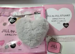ふわもこファー&ロゴチャームセット　ジルスチュアート