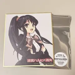 劇場版 涼宮ハルヒの消失 入場特典第一弾 描き下ろしミニ色紙 涼宮ハルヒ