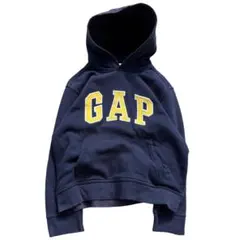old gap faded yellow logo hoodie y2k