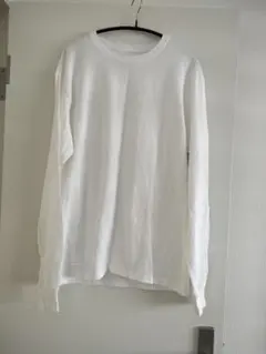 Champion ホワイト 長袖カットソー M