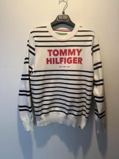 TOMMY HILFIGER ストライプ　春物　ニット ゴルフウェア