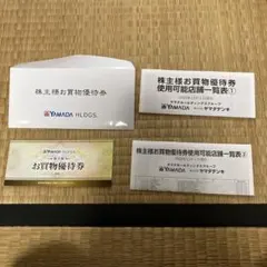 ヤマダ　株主優待券　5000円分