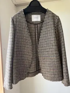 HELIOPOLE Harris Tweed ノーカラージャケットのサムネイル