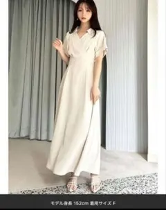 極美品 COCO DEAL ノースリーブ シャツワンピース ロング ペチコート付